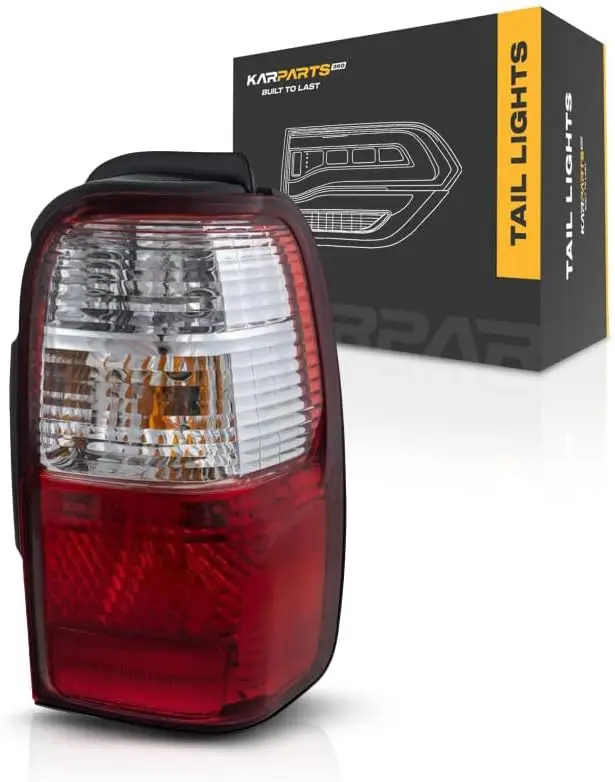 

For Toyota 4Runner 2001 2002 Tail Light Assembly Passenger Side | Clear and Red Lens | TO2801137 | 81550-35240