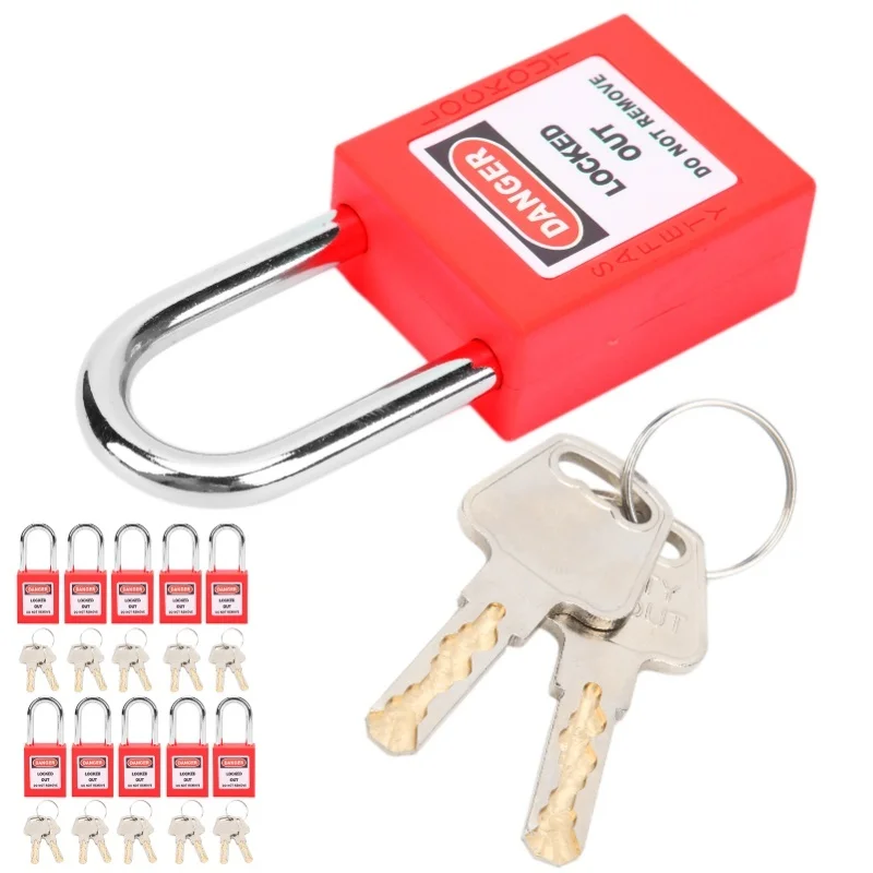 10 مجموعات 38 مللي متر قفل قفل النايلون الهندسة الصناعية العزل للطاقة الكيميائية