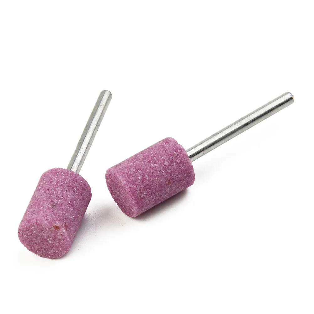 연마 연마제 장착 돌 고경도 금속 회전 도구 10pcs 12mm 크롬 커런덤 그라인딩 헤드 2020 신규