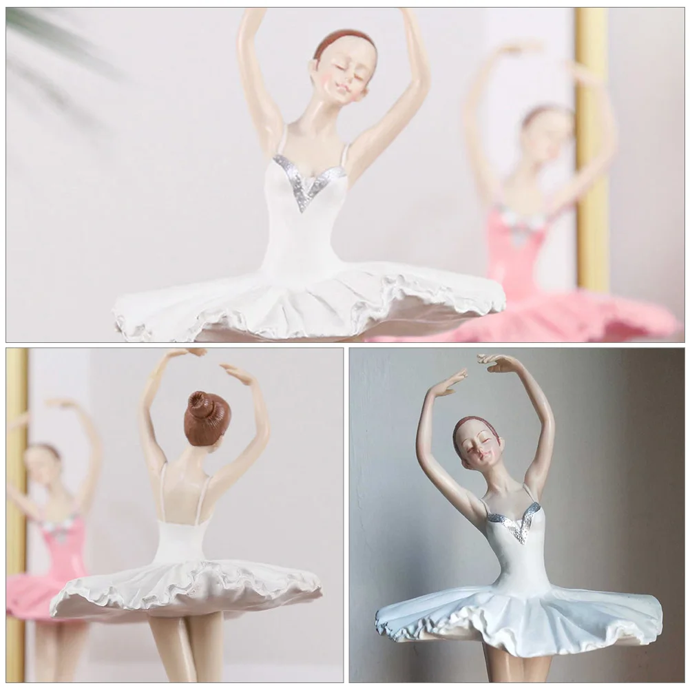 

Resin Ballerina Lovely Ballet Girl Decor Home Delicate Ballerina Ornament Decoration Craft Elegant Household Adornment Delicate