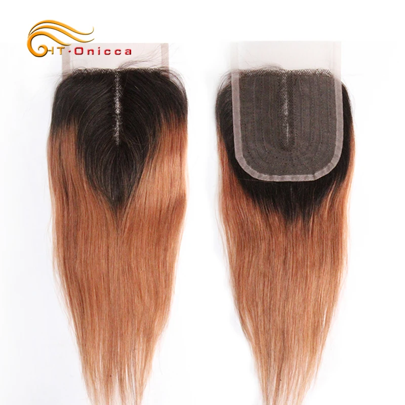 Onda do corpo fechamento cabelo humano brasileiro t parte fechamento do laço cor natural meche bresilienne cheveux humain kinky encaracolado fechamento