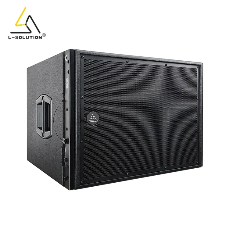 L-solution HDL18-A 18-Inch Metal Subwoofer Power Amplifier Passive 1000W/2000W 4-Channel Stereo 30Hz-140Hz Frequency Response