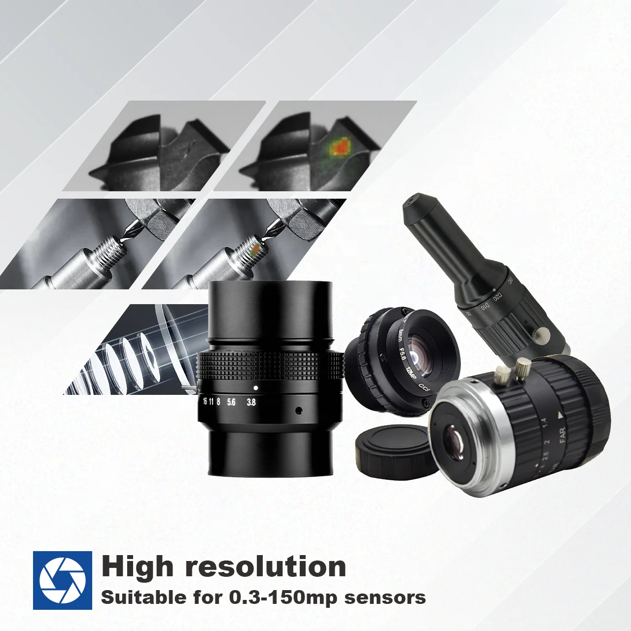 

Hot Sell Outer Inner Optics View Line Scan Camera Lenses FA Machine Vision Lens for Industrial Camera Contrastech