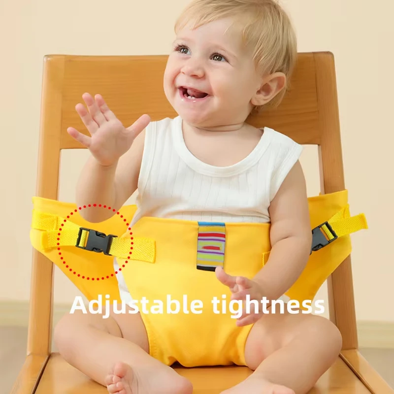 New Child Seat Harness Foldable & Portable Baby Meal Strap With Safety Fixed Belt Toddler Safety Belt for Baby Dining Chair