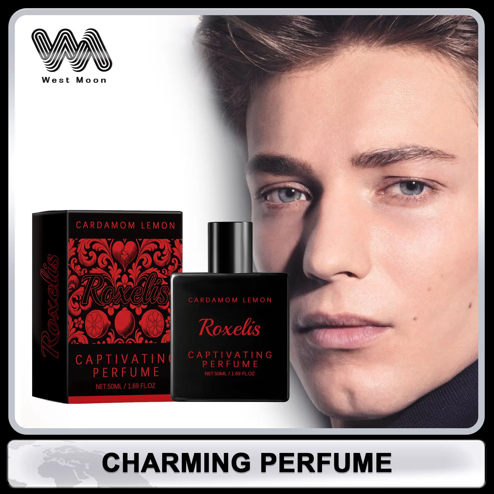 Perfume for Men Attracting Women Show Charms Cardamom Lemon Perfume Long Lasting Fragrance Dating Atmosphere Body Perfume Spray