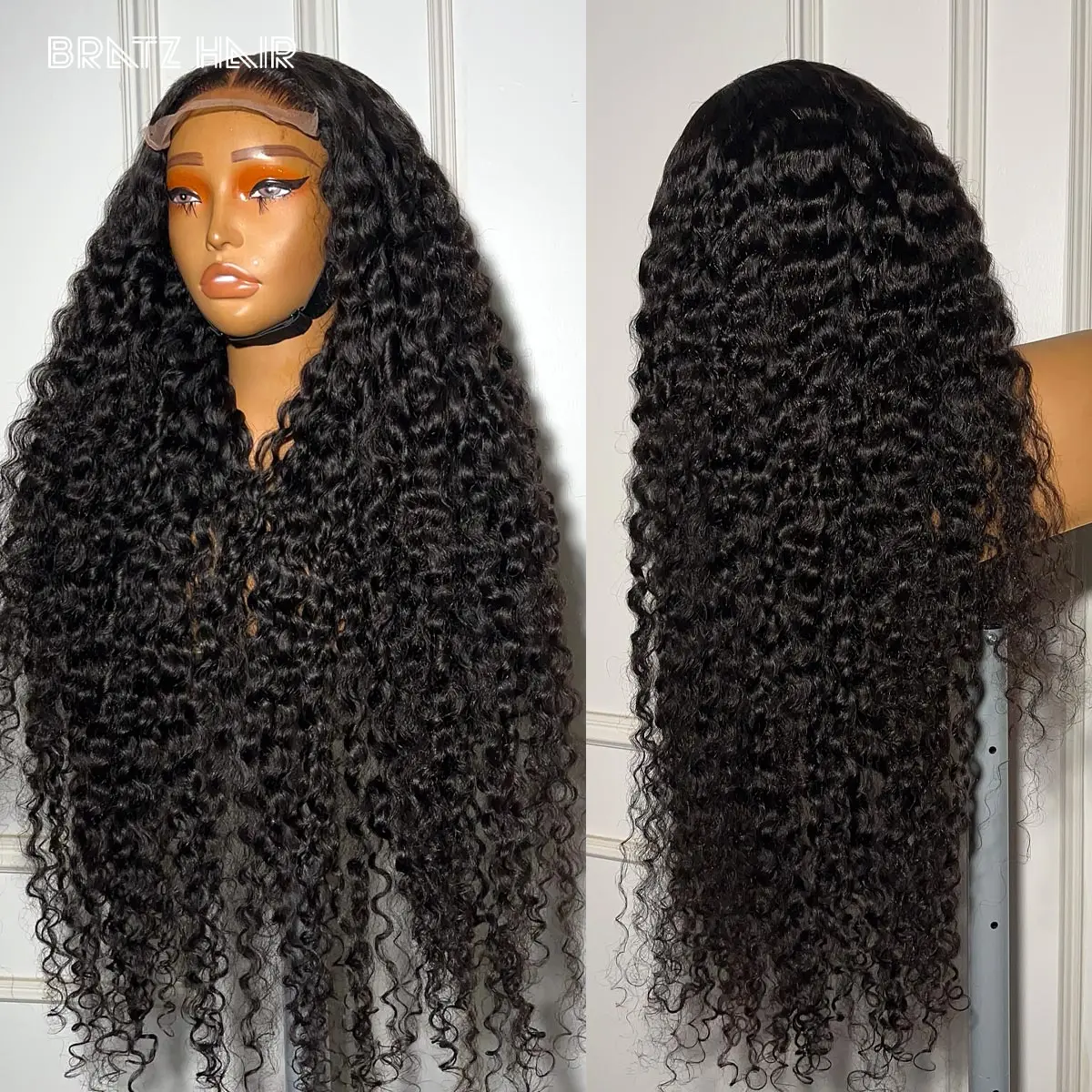 

300 Density Glueless Deep Wave Wig Human Hair 360 13x6 Lace Front Wigs for Woman Pre Plucked Water Wave 13x4 Lace Frontal Wig