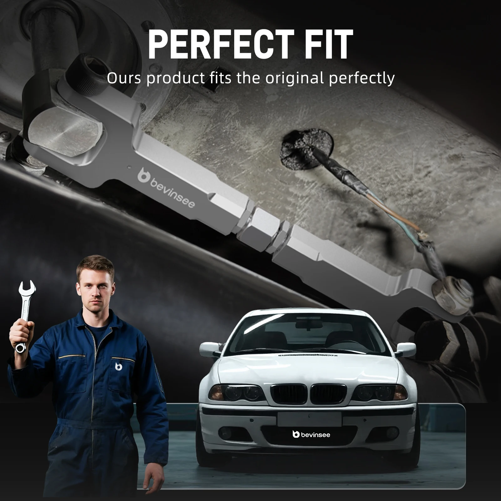 수동 변속기 셀렉터 로드 조인트 및 DSSR 조절식 셀렉터 로드 키트 BMW E46 320i 323i 325i 1999-2006용