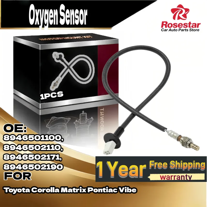 

Для датчика кислорода O2 вниз для Toyota Corolla Matrix для Pontiac Vibe 2003-2008, подходит для OE 8946501100 8946502110 8946502171