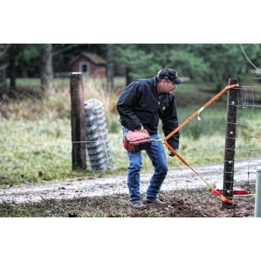 885005 PullzAll Bezprzewodowa elektryczna wciągarka przenośna 24V DC z linką stalową i 2 akumulatorami: 1/2 tony