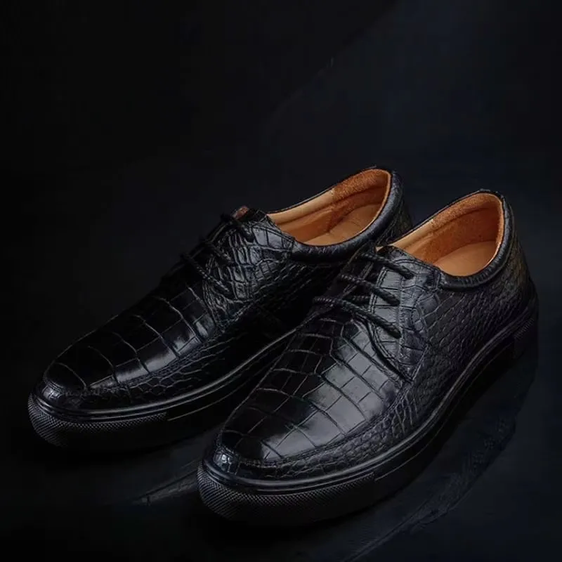 ourui new arrival  male  board shoes  black  leisure  Flat shoes  male men crocodile shoes