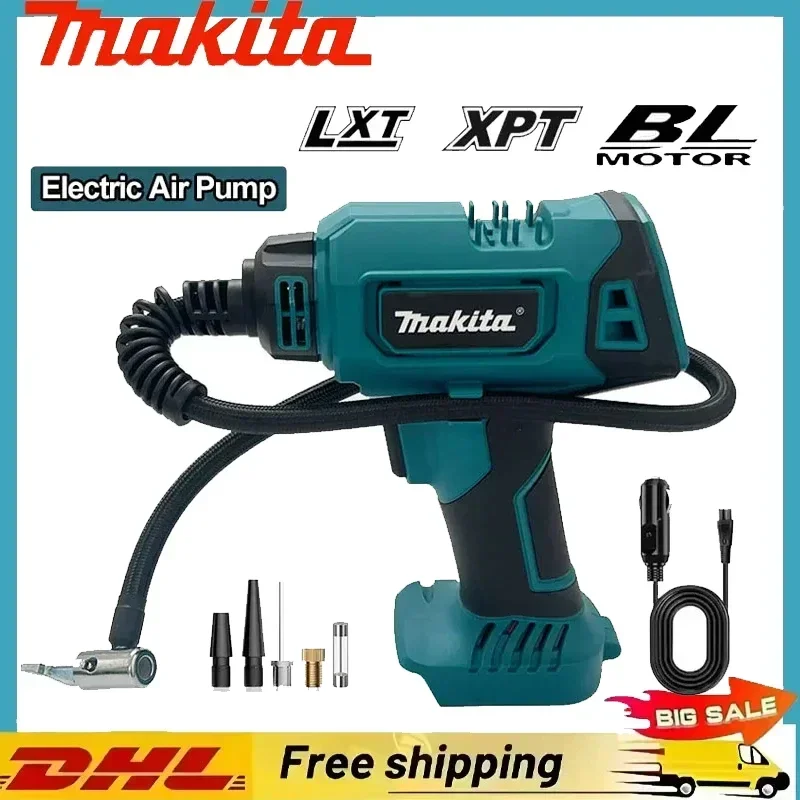 

Беспроводной портативный электрический воздушный компрессор Makita 600 мм, 12 В, перезаряжаемый, ручной