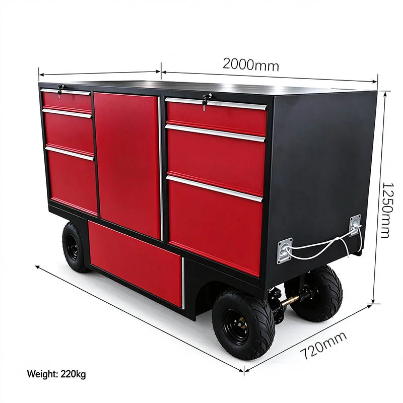 a for   Sheet Metal Fabrication Mobile Steel Tool Trolley All Terrain Rubber Wheels Cold Rolled Steel Powder Coated Heavy