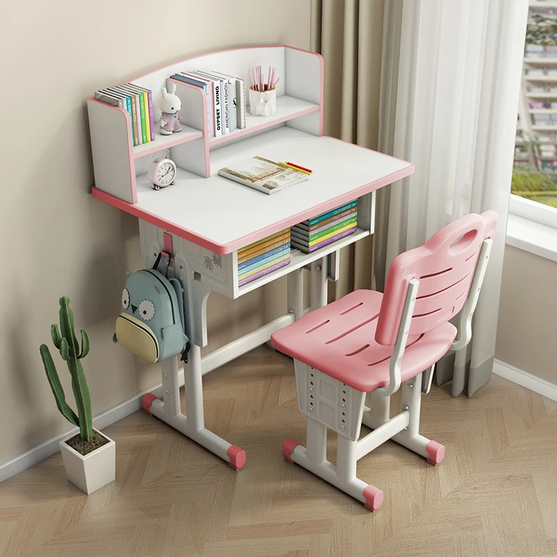 Children White Desk File Cabinets Minimalist Toddler Makeup Tables Writing Girl Mesinha Com Cadeira Infantil Children Furniture