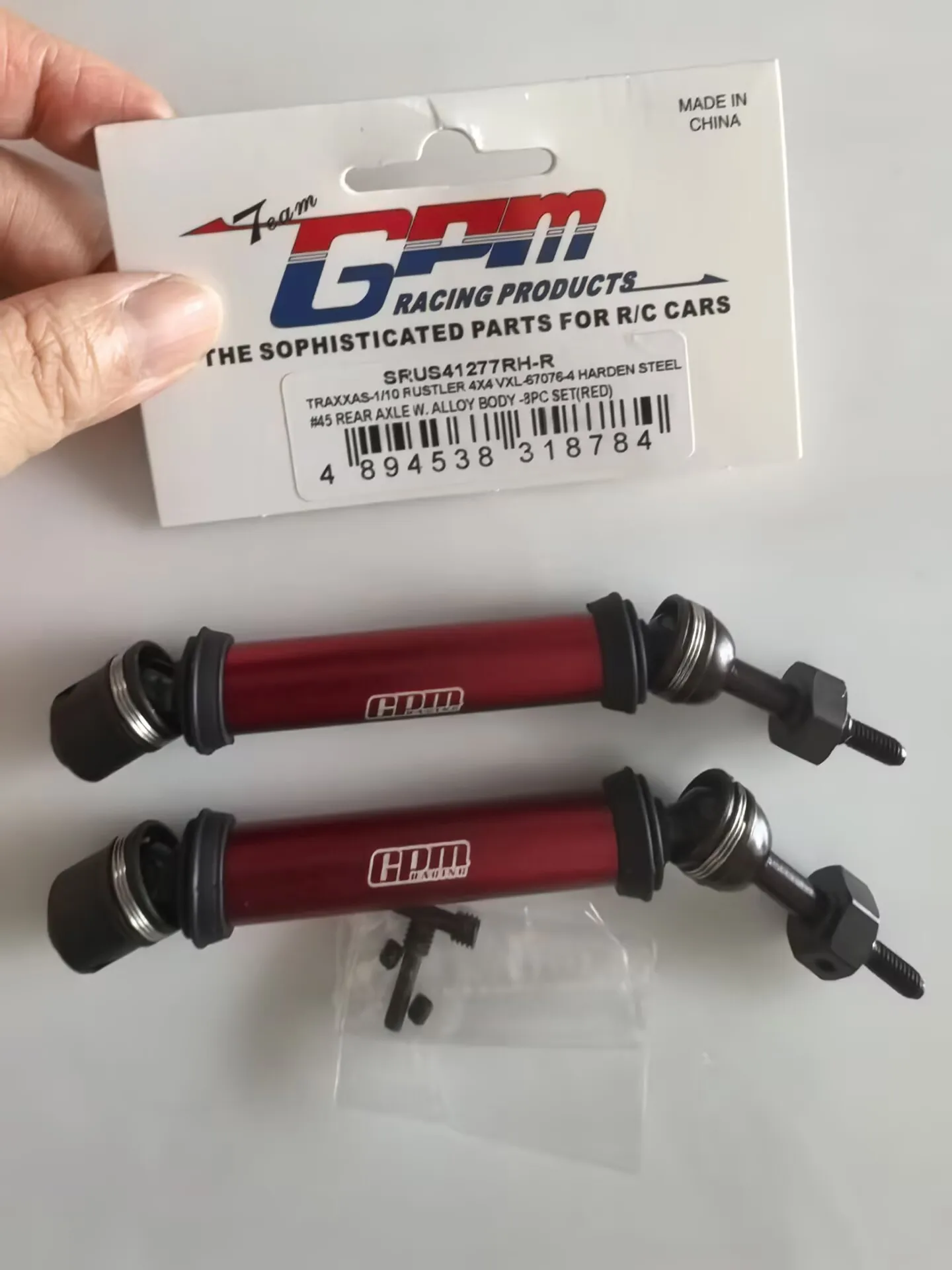 GPM Металлический задний приводной вал CVD Универсальный шарнир 6852A 6852R для Traxxas 1/10 Rustler Hoss Stampede 4X4 VXL Детали для обновления радиоуправляемого автомобиля GPM Металлический задний приводной вал CVD Универсальный шарнир 6852A 6852R для Traxxas 1/10 Rustler Hoss Stampede 4X4 VXL Детали для обновления радиоуправляемого автомобиля