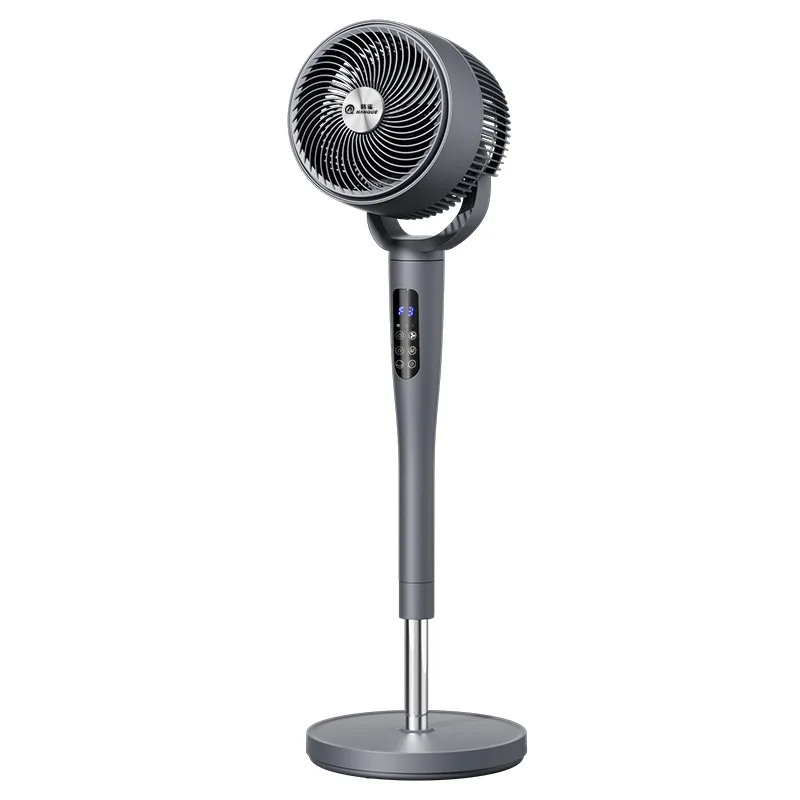 전기 스탠딩 선풍기 바닥 선풍기 공기 순환기, 소형 가정용 리모컨 지능형 선풍기 공기 냉각기, 송풍기, 60W 