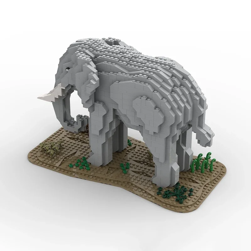 Moc Building Blocks Big Elephant Technology Modular Bricks Model  Gifts Christmas Toys DIY Sets Assembly