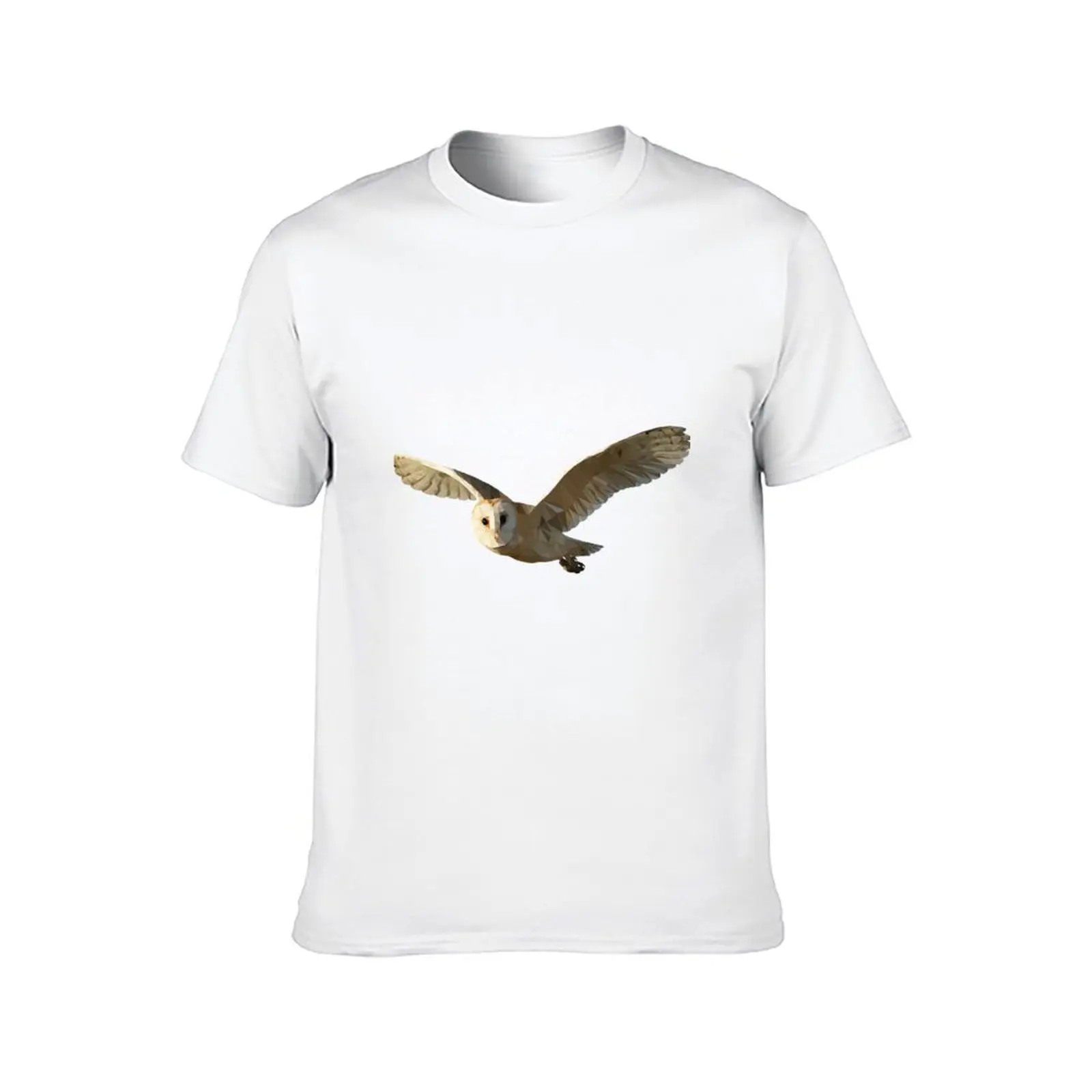 تي شيرت Barn Owl تي شيرت مطبوع تي شيرت قطني للرجال 100% تي شيرت