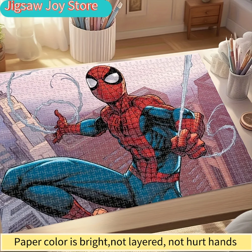 

Spider-Man Puzzle - Challengingfor &, Thick Pieces with Iconic Spider-Man Suit Design,, -Scratch - Collectible Gift Suitable f