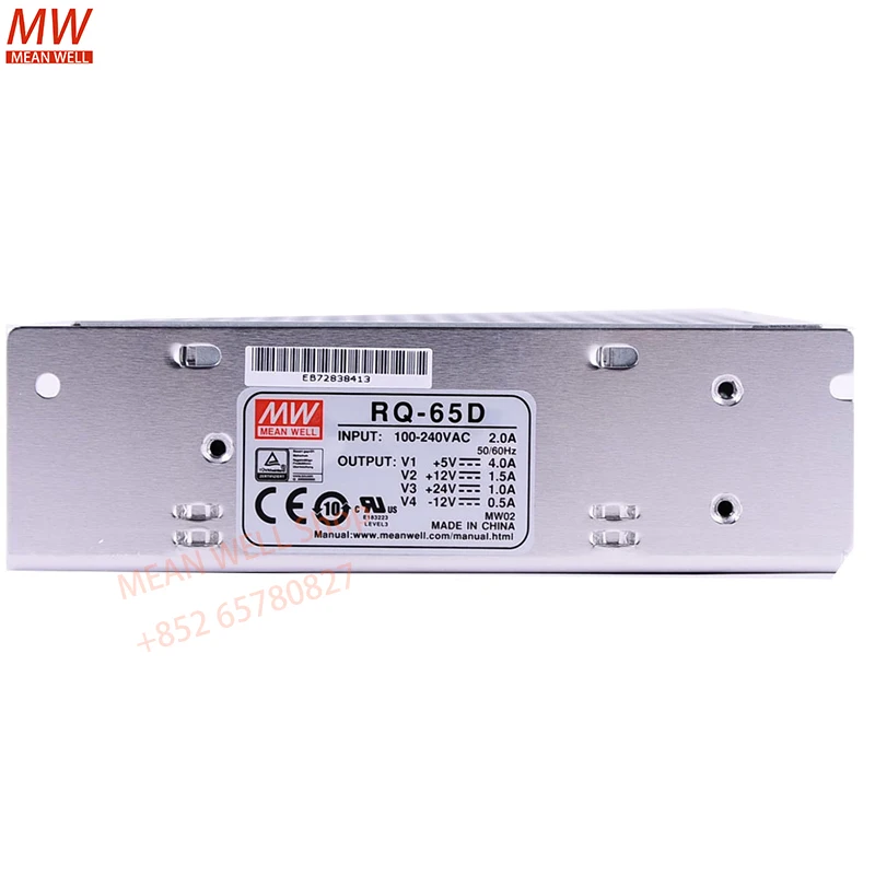 MEAN WELL 65W Quad Output Switching Power Supply RQ-65B RQ-65C RQ-65D