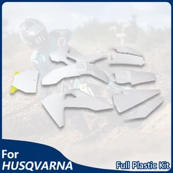 OTOM Motorcycle Full Plastic Kit Body Fairing Front Number Plate Panel Fender Fuel Tank Radiator Shroud Cover For HUSQVARNA 2023