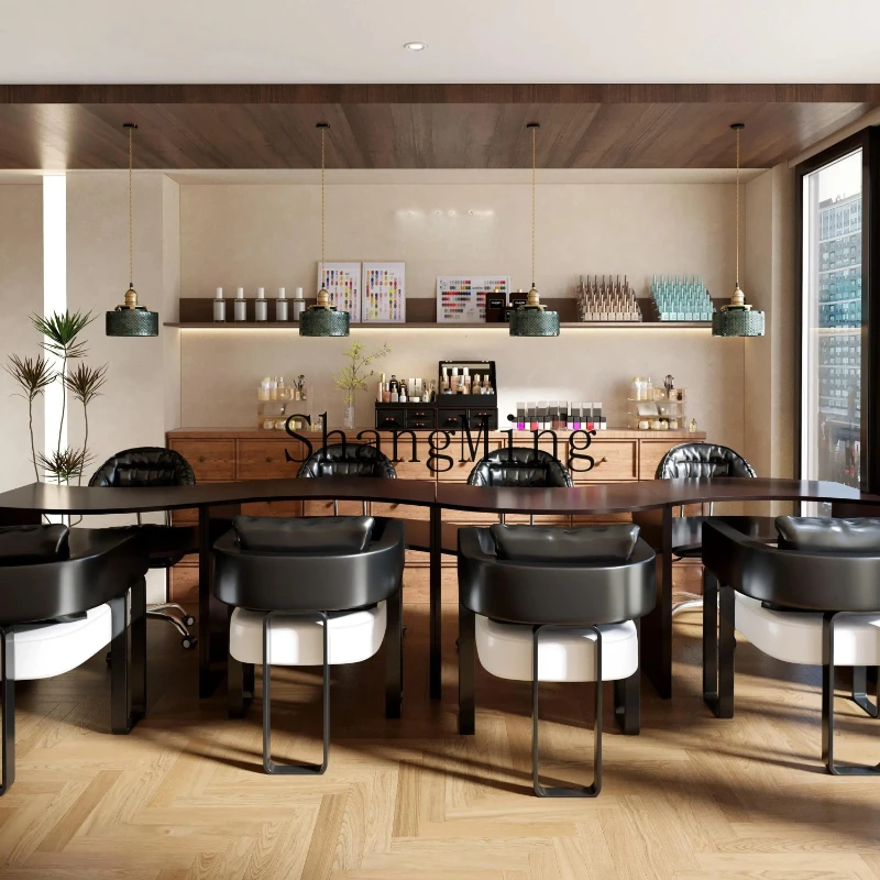 

SM manicure table and chair set, antique manicure shop special table, new high-end sense