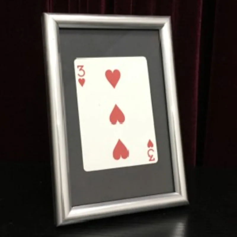 Signed Card Thru the Frame Magic Tricks Signed Card Appear Inside Frame Magia Magician Stage Gimmick Prop Illusion Mentalism Fun