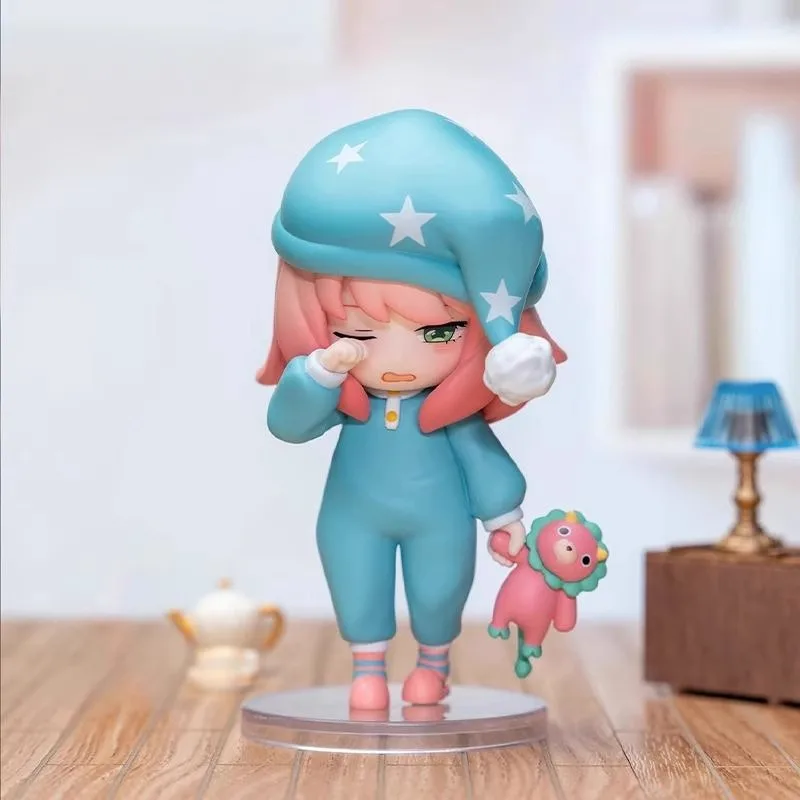 POPMART Bubble Mart Ania Spy Playhouse Handmade Blind Box Desktop Ornament Trendy Children's Toy Gift Anime Trendy Play