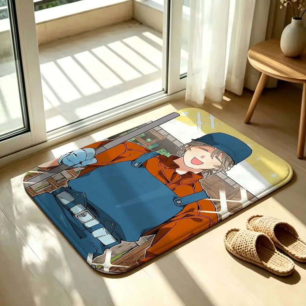 M-Manhwa Mr As Farm Bedroom Decor Carpet  for Living Room Thick Plush Study Floor Mat Home Fluffy Soft Rug