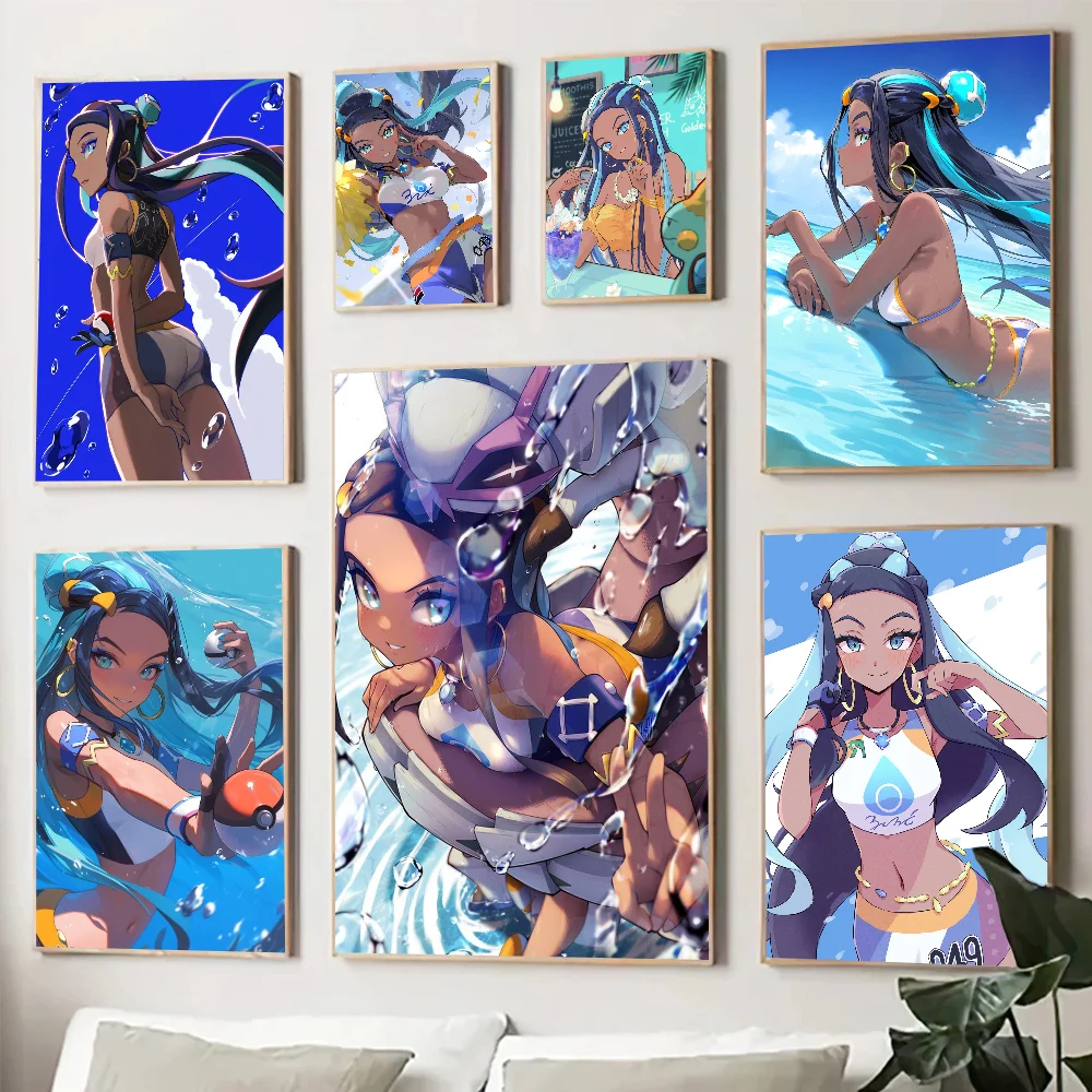 نيسا الرسوم المتحركة P-البوكيمون المشارك ملصق فني طباعة بار أثاث غرفة المعيشة ديكور #4