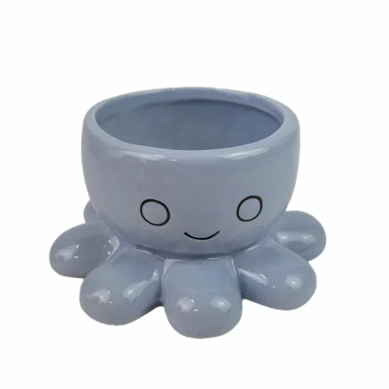 

Cross-border, creative, octopus, succulent, flower pot, ceramic, cartoon, ocean, animal, plant