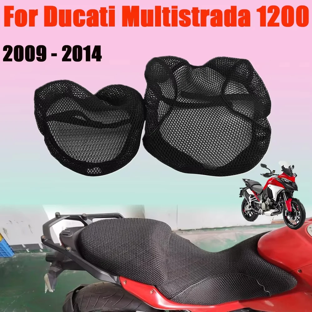 

For Ducati Multistrada 1200 MTS 1200S MTS1200 Motorcycle Accessories Mesh Seat Cover Protector Insulation Seat Cushion Cover