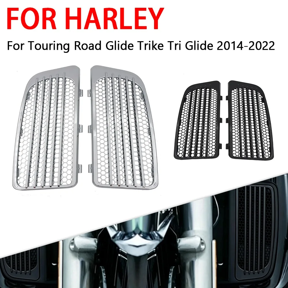 

Motorcycle Accessories Radiator Grill Lower Fairing Cover Fit For Touring Electra Glide Road Ultra Limited Trike Tri Glide 2014