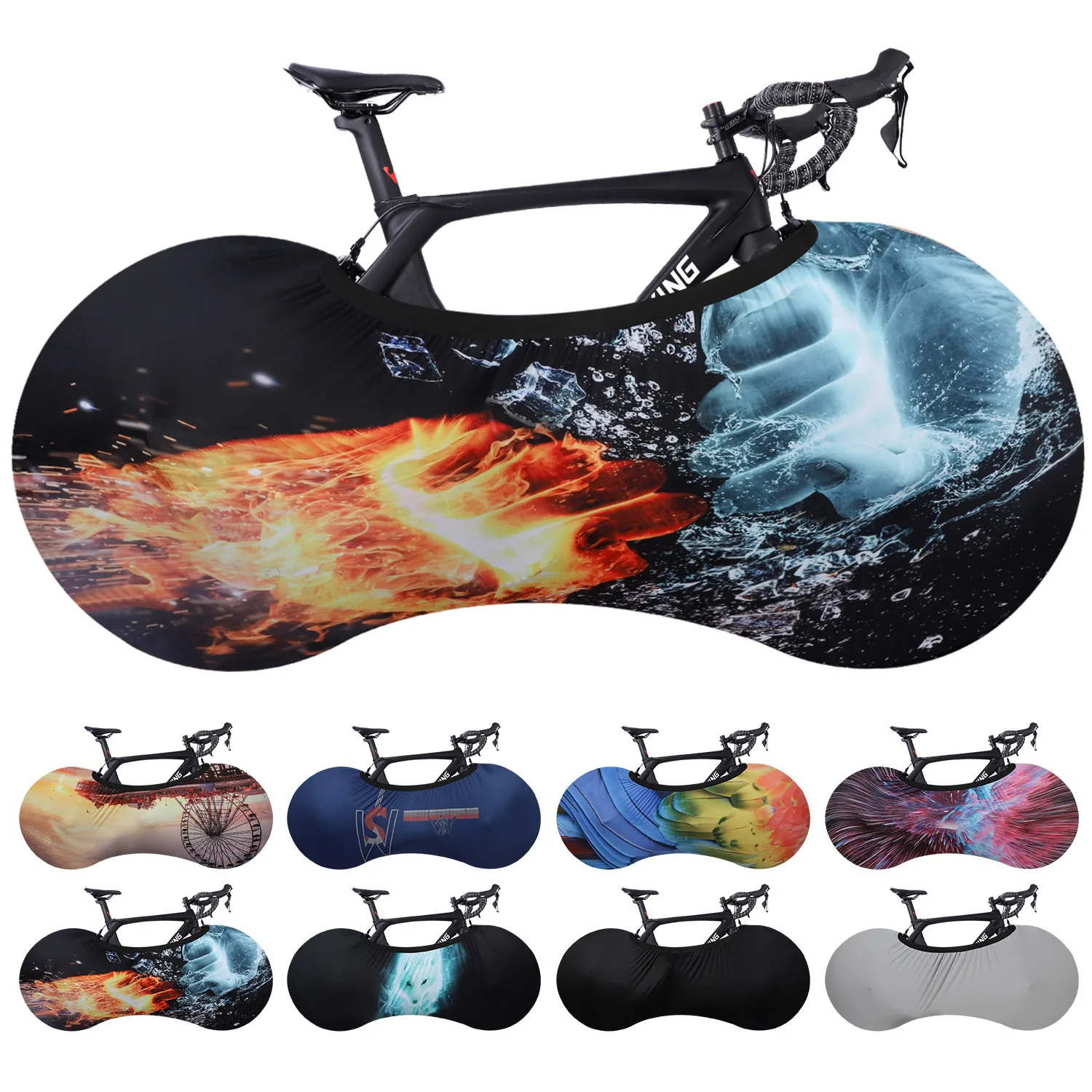 WEST BIKING MTB Road Bike Protector Wheels Cover Dust-Proof Scratch-proof Frame Chain Protective Gear 26 27.5 29 700C Storage