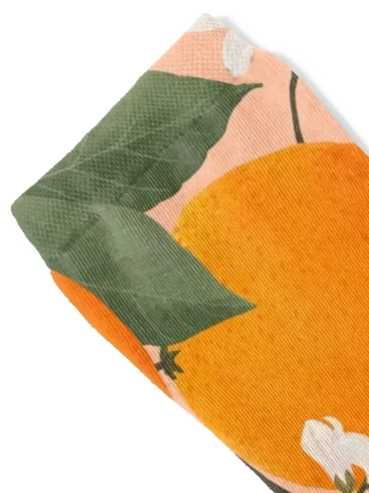 fresh citrus Socks New year's Men's retro Sports Socks Man Women's