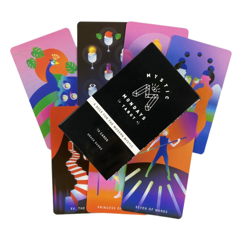 Tarot Cards Deck Board Game Card Set And Guidebook Set For Mystic Mondays Tarot Party Table Games Fa