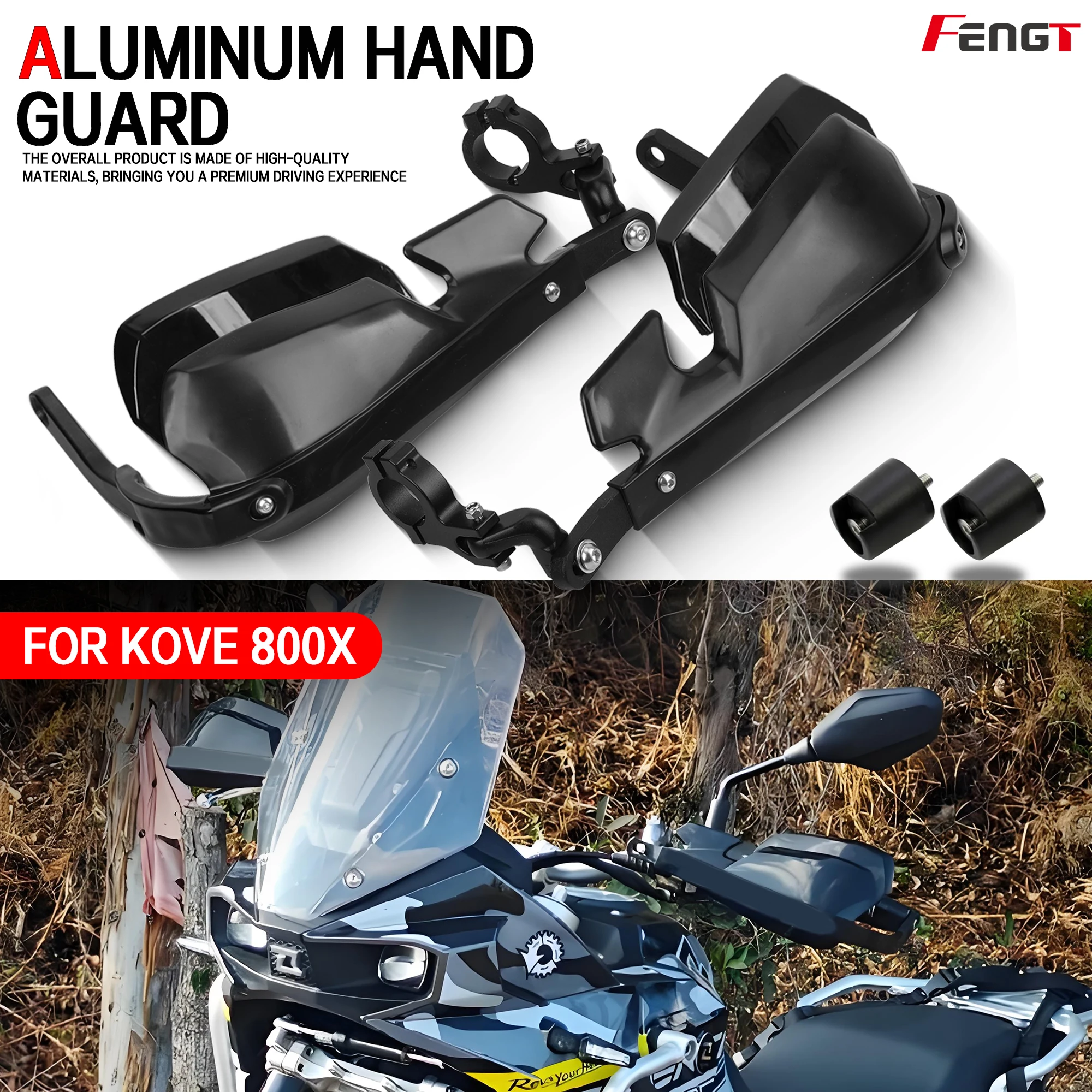 

Для KOVE 800X Pro Super Adventure, защита руля из алюминиевого сплава, повышенная защита рук, защита рычага тормозной муфты