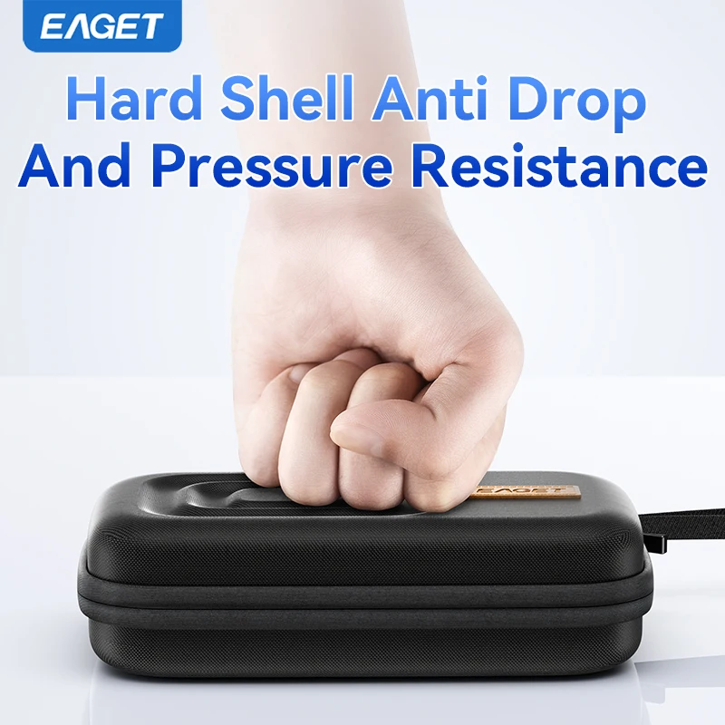 Eaget 2,5 inch HDD Box Bag Case draagbare harde schijf tas voor externe draagbare HDD hdd box case opslag bescherming zwart