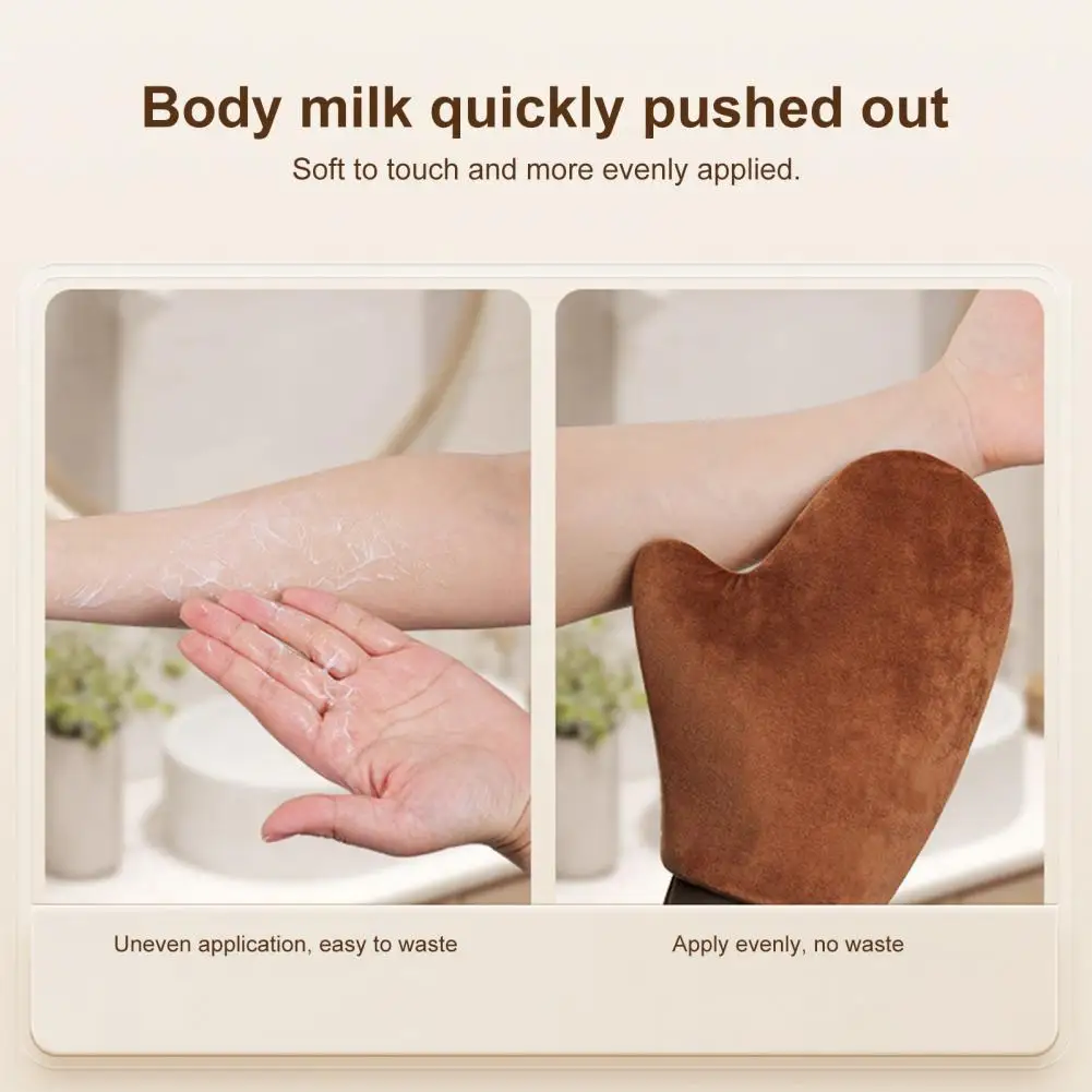 

Easy Application Lotion Glove Double-sided Self-tanning Mitt for Body Lotion Application Waterproof Quick Dry Makeup Applicator