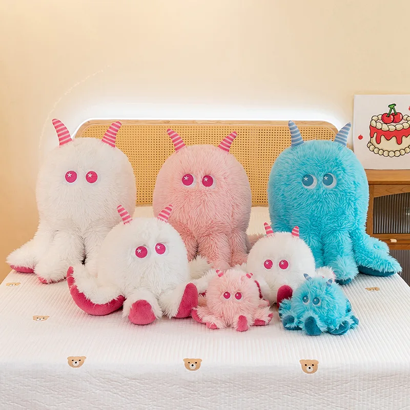 

Kawaii Plush Cute Octopus Stuffed Animal Long Hair Cute Kids Birthday Gift Soft Toy for Children Ocean Creature Plushie