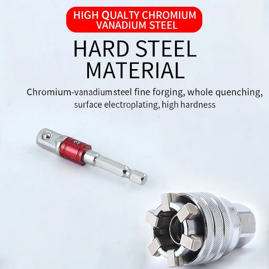 

Adjustable Socket 10-19 Multi-Function Wrench Magic Socket Tool Accessories