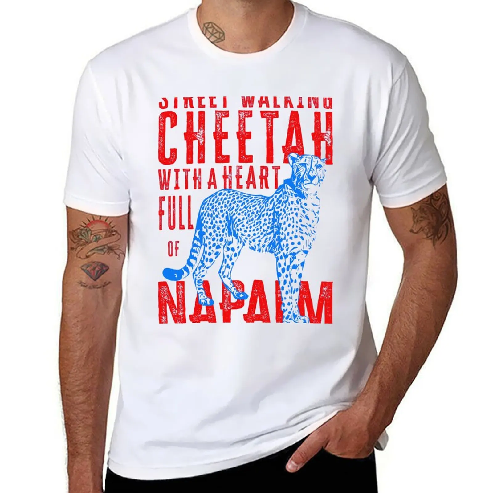 

Street Walking Cheetah T-Shirt t shirts designer man t shirts graphic t shirt man designer T-shirt