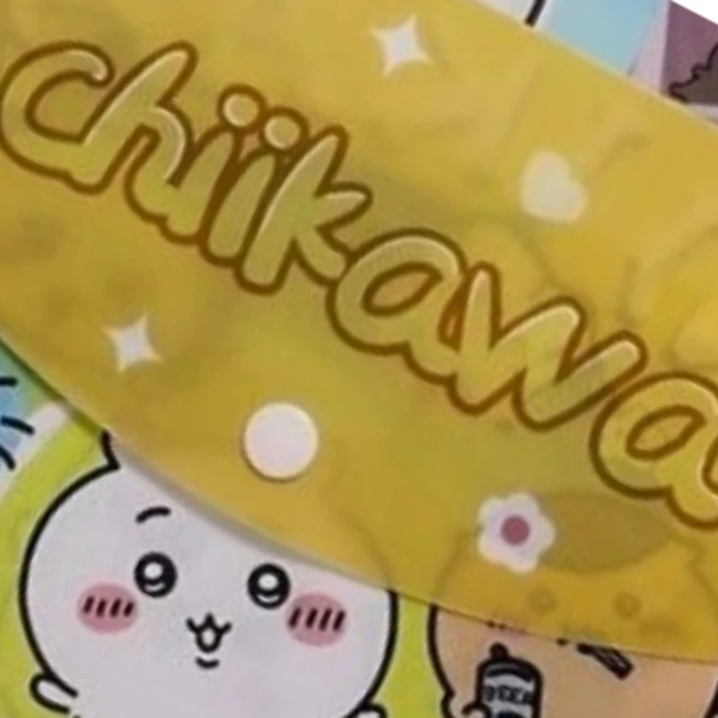 Sac de rangement multifonctionnel et pratique pour documents, motif dessin animé Kawaii Chiikawa, idéal pour la classification et les paiements, durable et pratique