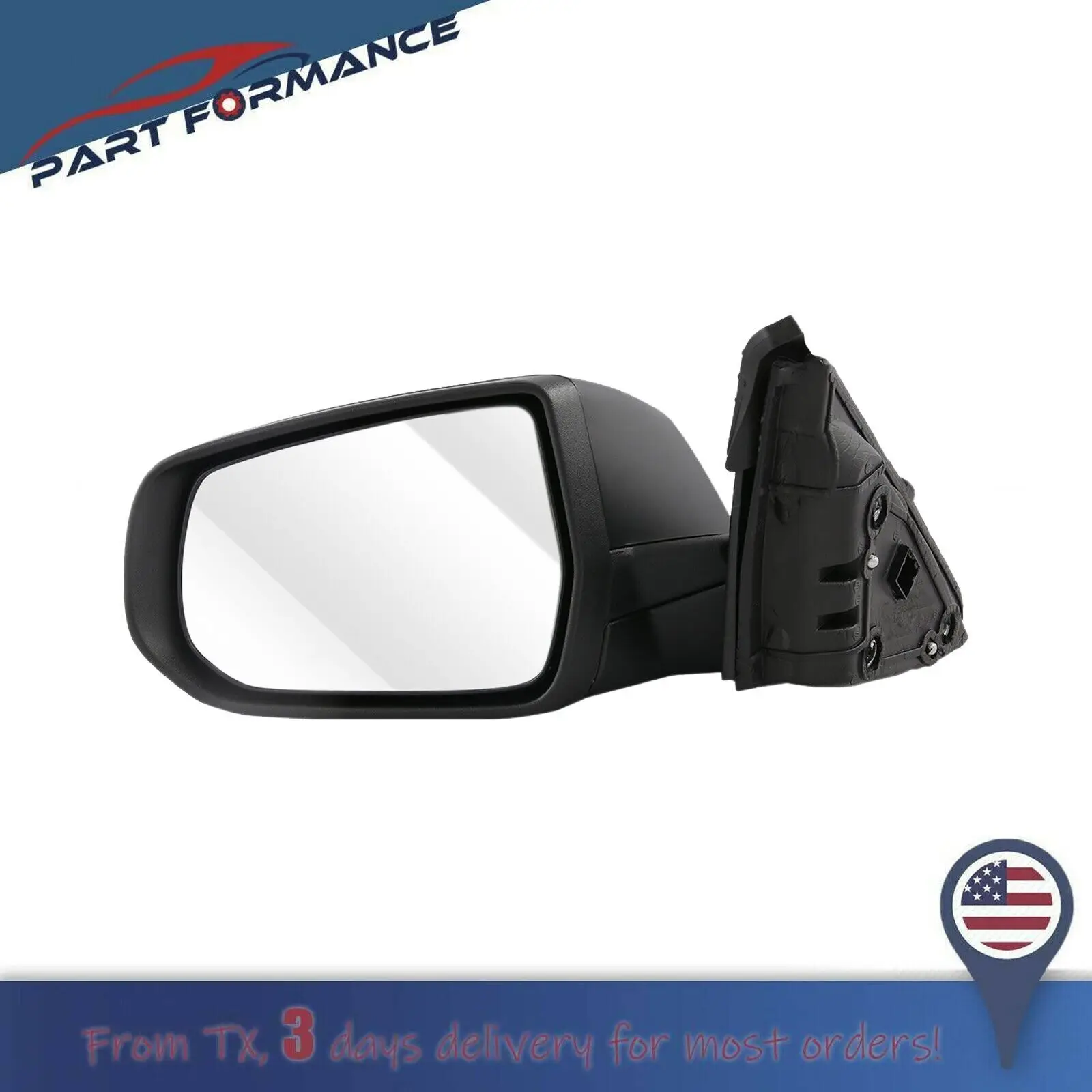 

For 2016-2021 Chevy Malibu L LS GM1321558 Driver Side Mirror Assembly Heated 5Pins