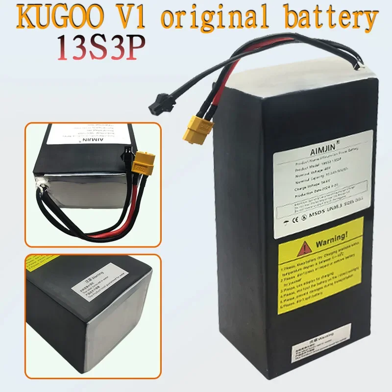 Original 13S3P 48V 10.5Ah For Kugoo V1 electric bicycle/electric scooter 18650  lithium battery