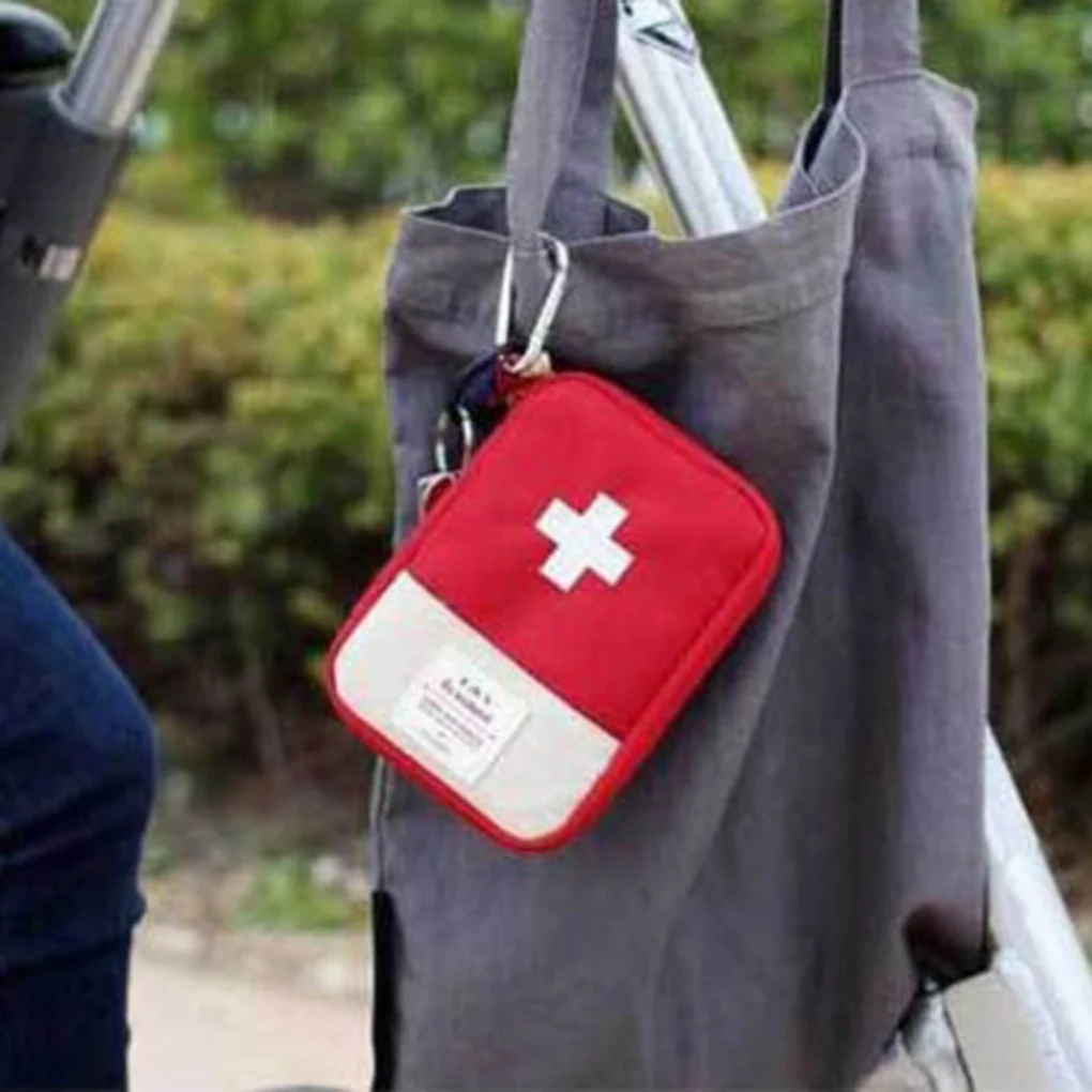 Cute Mini Outdoor First Aid Kit Bag Portable Medicine Package Emergency Kit Bags Household Medicine Pill Storage Bag Organizer