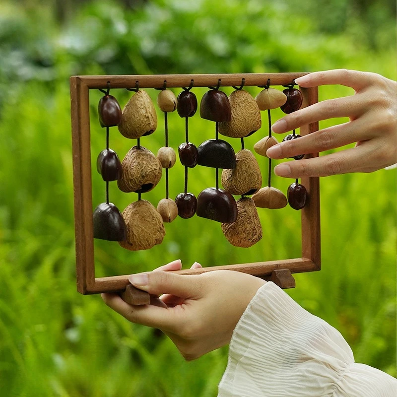 الجوز قذيفة الرياح الدقات التأمل الصوت شفاء الرياح الدقات اليقظة اليوغا أجراس الاسترخاء الروحي الآلات الموسيقية #3