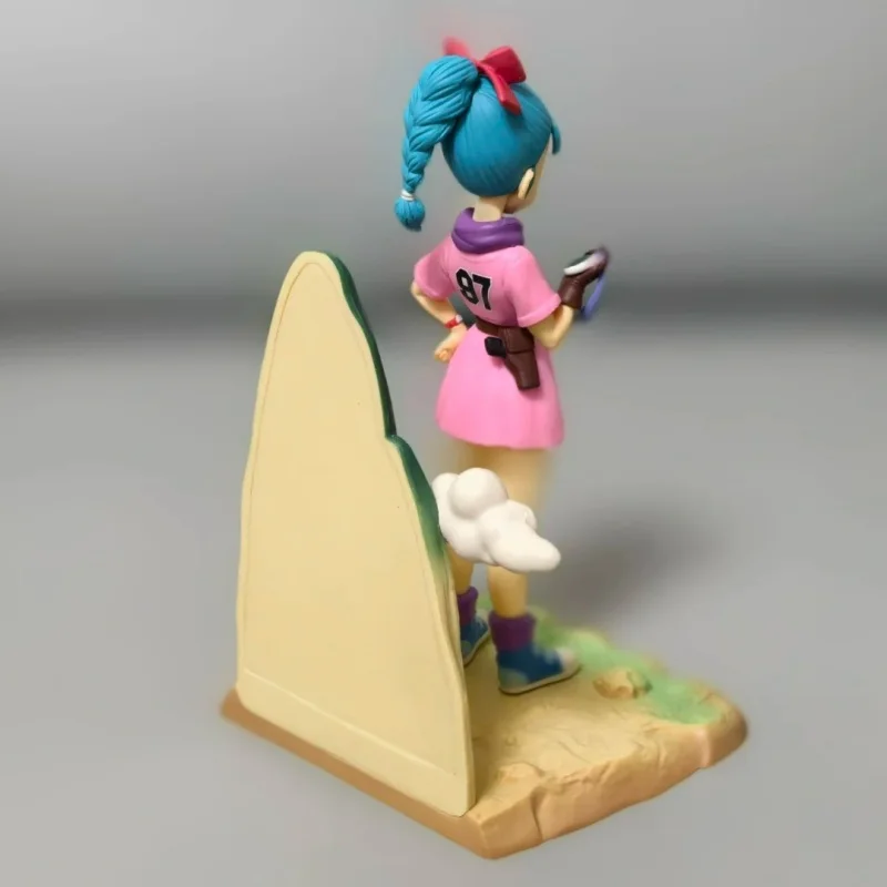 Bandai original banpresto anime dragon ball história caixa bulma pvc figura de ação modelo colecionável brinquedo de presente de aniversário