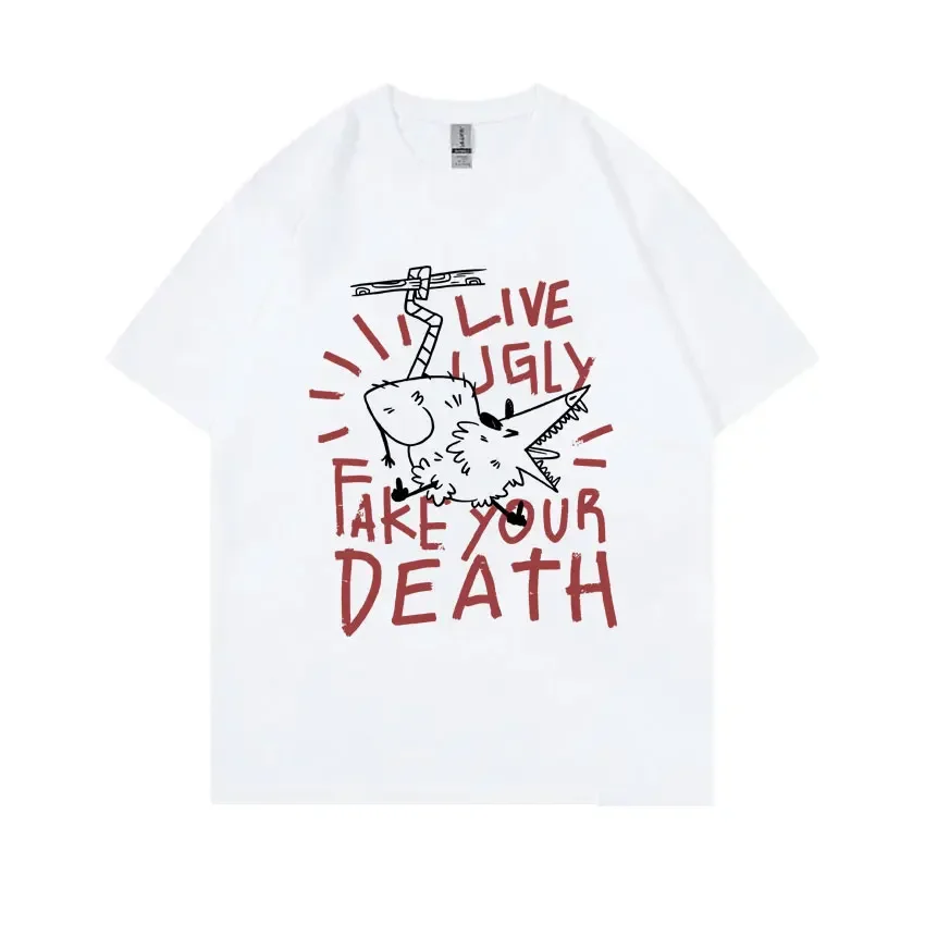 

Fun Mouse Stem letter Print Summer T-shirt Fashion trend Loose casual comfortable 100% cotton round neck short sleeve T-shirt