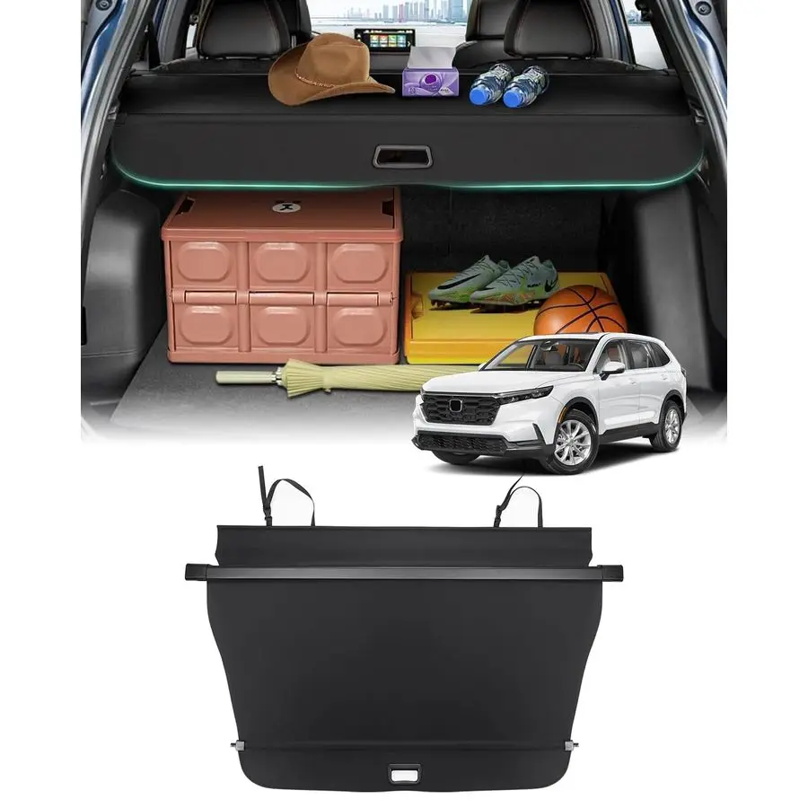 

Cargo Cover for 20232025 2026 Honda CRV Retractable Trunk Cover Trunk Shielding Shade for CRV Accessories Cargo Luggage Cover No