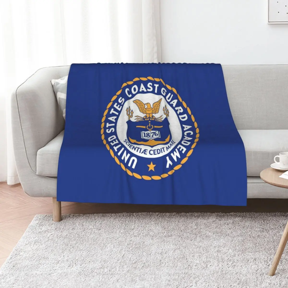 United States Coast Guard Academy Throw Blanket Stuffeds for babies funny gift Tourist Extra Large Throw Comforter Blankets